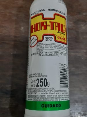 Hormiguicida insecticida hortal en polvo seco x 250 g