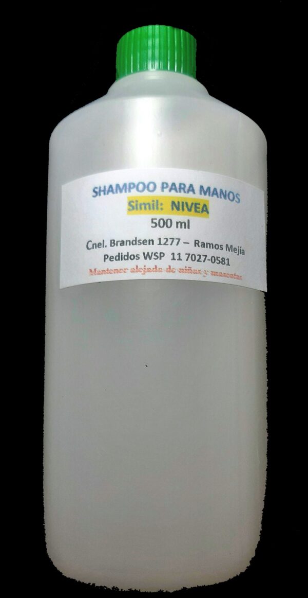 Shampoo de manos o Jabón líquido