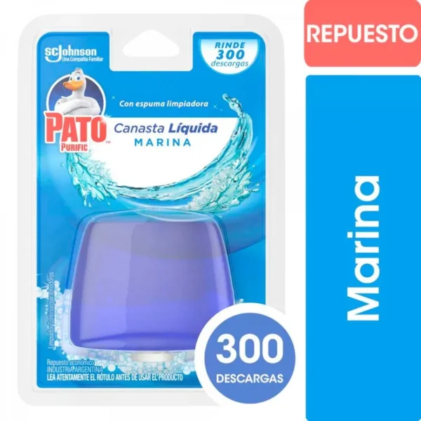 Canasta liquida inodoros Pato Repuesto