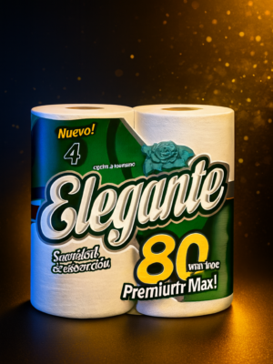 Papel Higienico 4u de 80 metros hoja simple