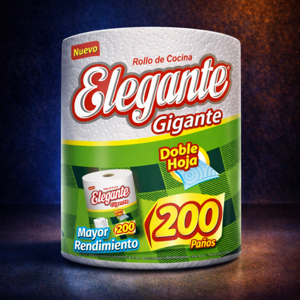 Rollo de cocina de 200 paños hoja doble