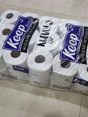 Bolson de papel higienico 30 rollos de 90 metros Keep
